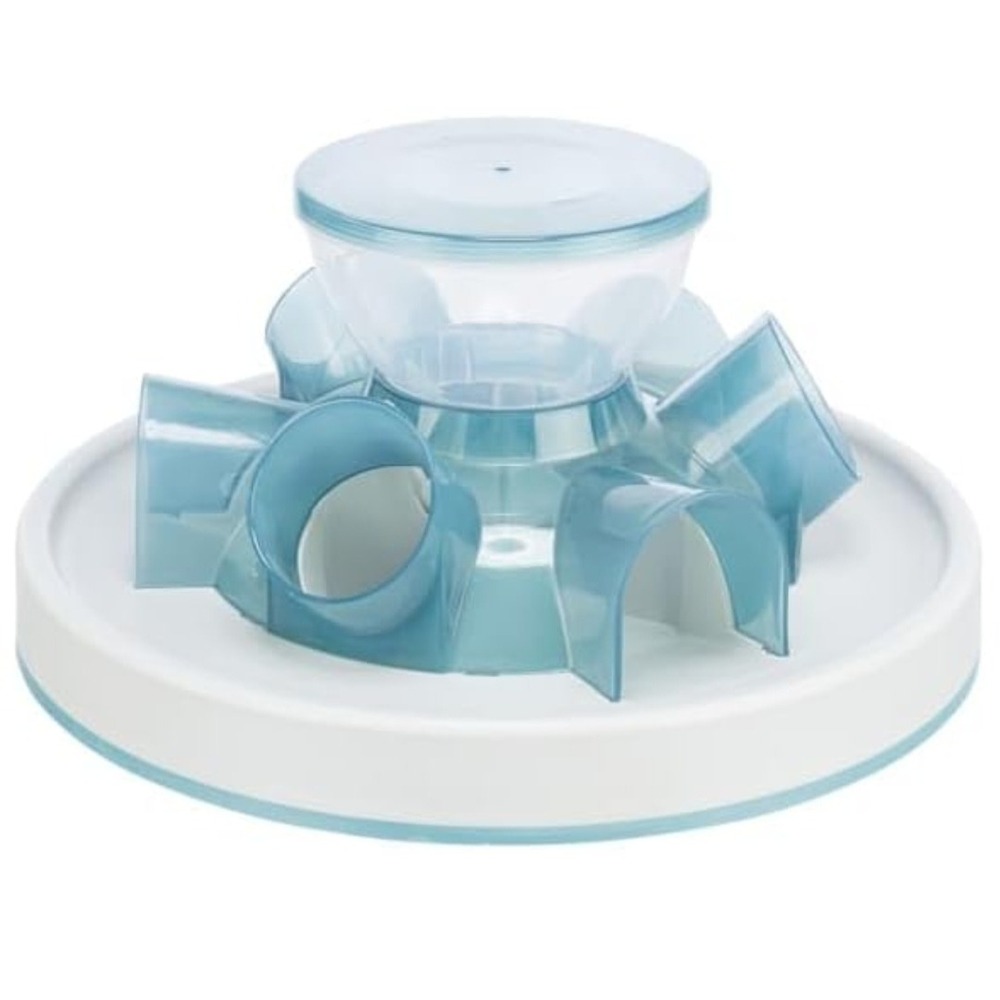 TRIXIE Tunnel Slow Feeder Interactive Cat Toy Pet Food Dispenser Treat